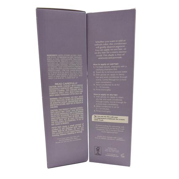 NIB Kristin Ess Hair Color Depositing Conditioner 6.7 OZ Lavender Smoke 2Pk - Picture 2 of 3